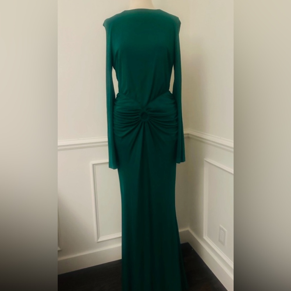 Karen Millen green Long Sleeve Dress